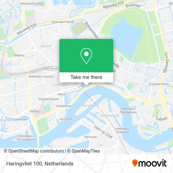 Haringvliet 100 map