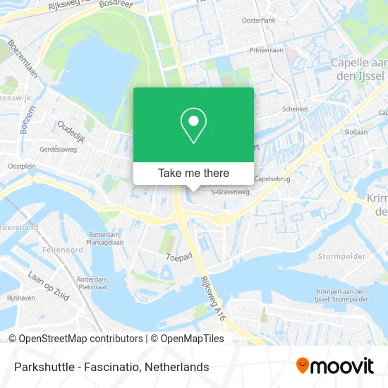 Parkshuttle - Fascinatio map