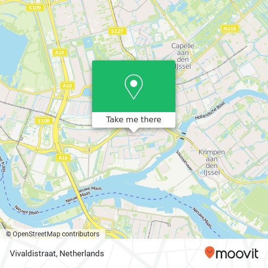 Vivaldistraat map