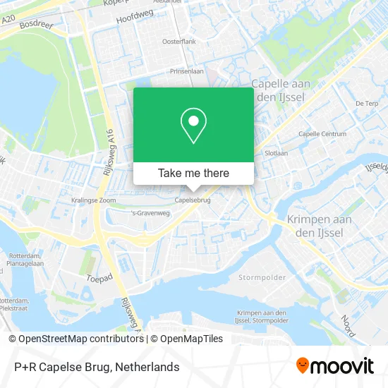 P+R Capelse Brug map