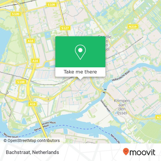 Bachstraat map