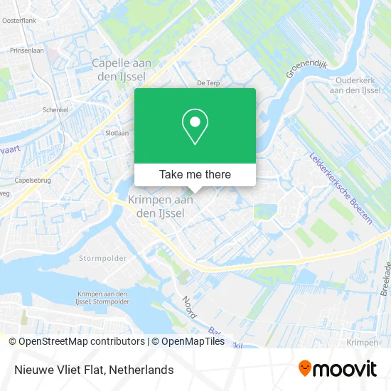 Nieuwe Vliet Flat map