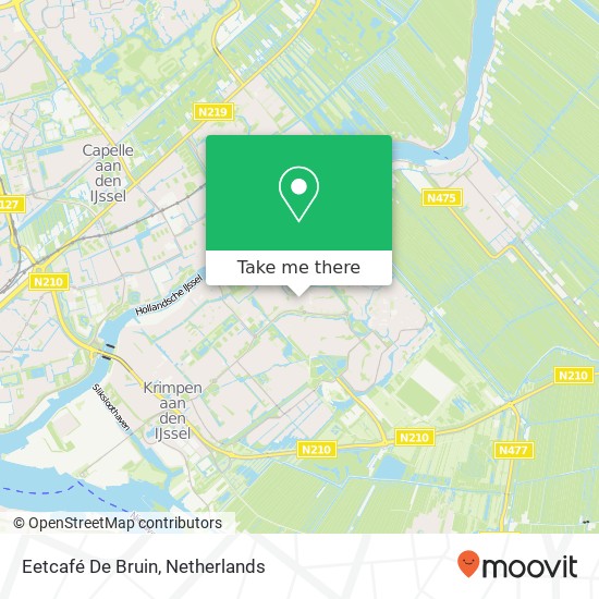 Eetcafé De Bruin map