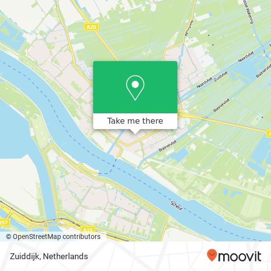 Zuiddijk map