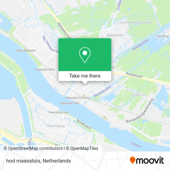 hod maassluis map