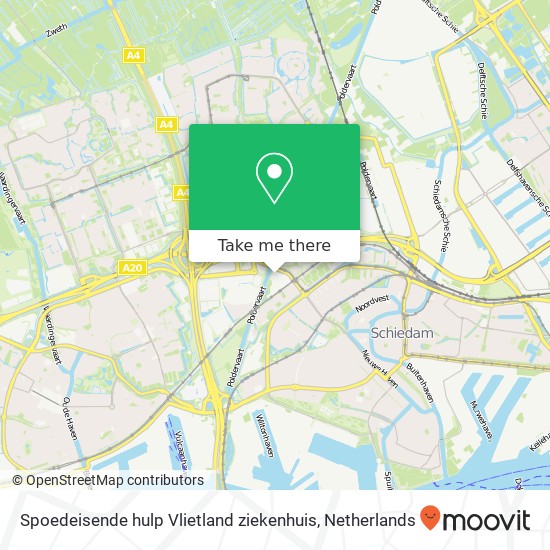 Spoedeisende hulp Vlietland ziekenhuis Karte