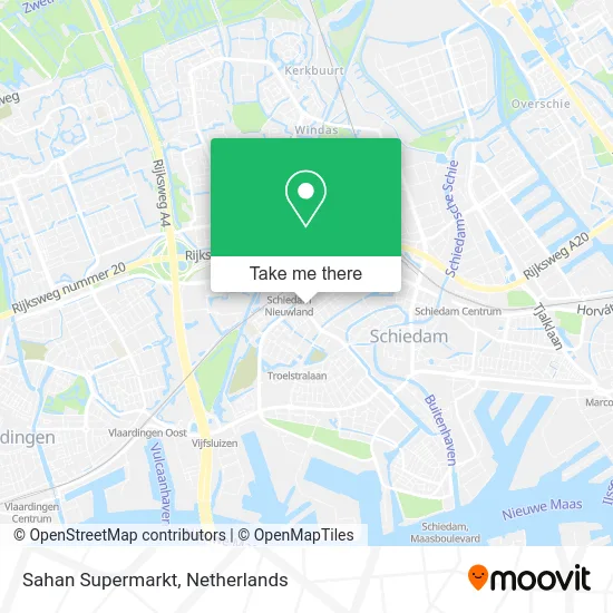 Sahan Supermarkt map