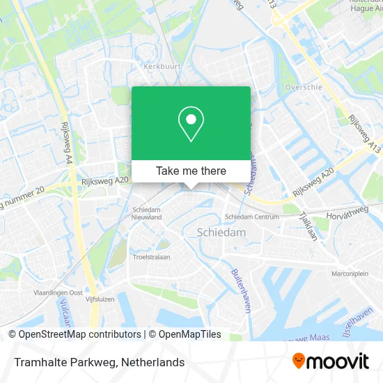 Tramhalte Parkweg map