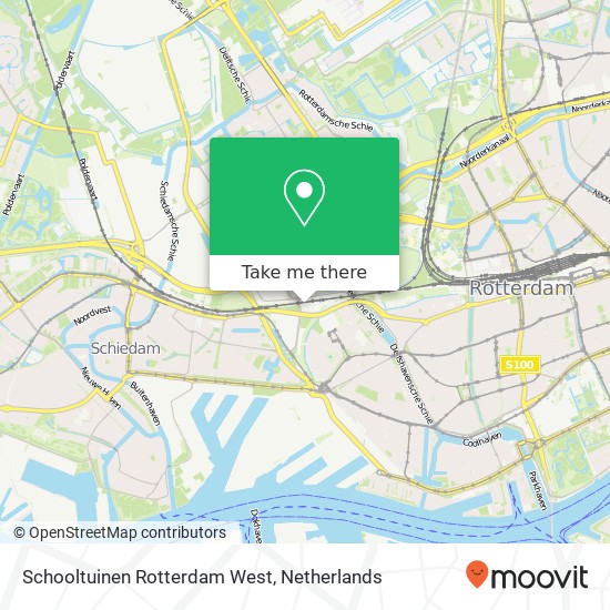 Schooltuinen Rotterdam West map