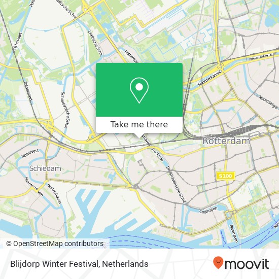 Blijdorp Winter Festival map