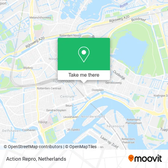 Action Repro map