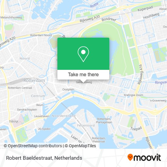 Robert Baeldestraat map