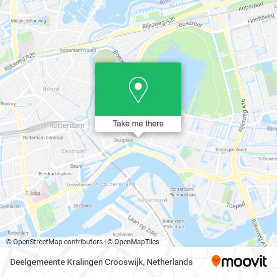 Deelgemeente Kralingen Crooswijk map