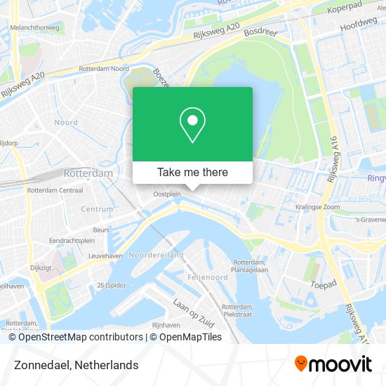 Zonnedael Karte