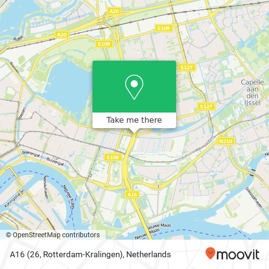 A16 (26, Rotterdam-Kralingen) map