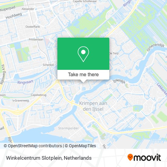 Winkelcentrum Slotplein map