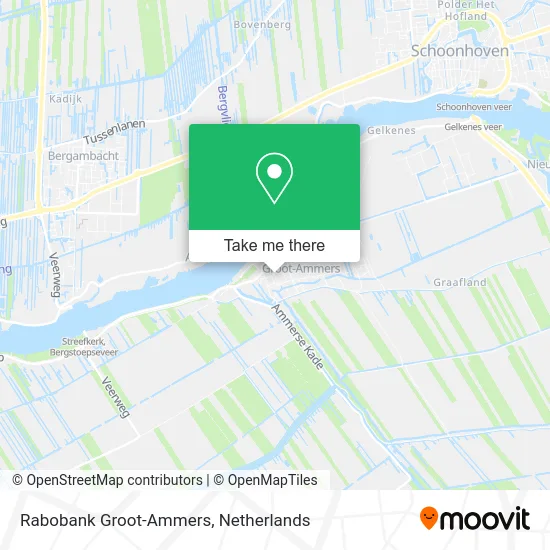 Rabobank Groot-Ammers map