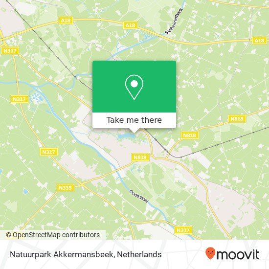 Natuurpark Akkermansbeek map