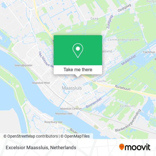 Excelsior Maassluis map