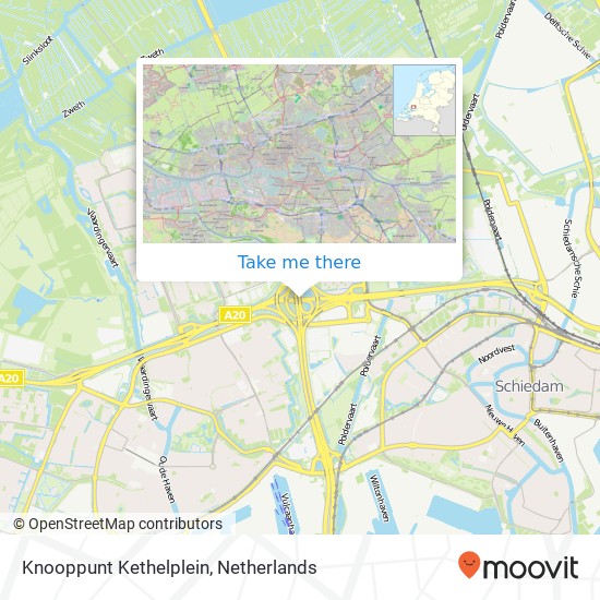 Knooppunt Kethelplein Karte