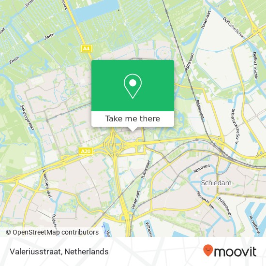 Valeriusstraat map