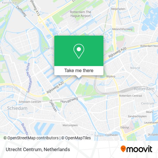 Utrecht Centrum Karte