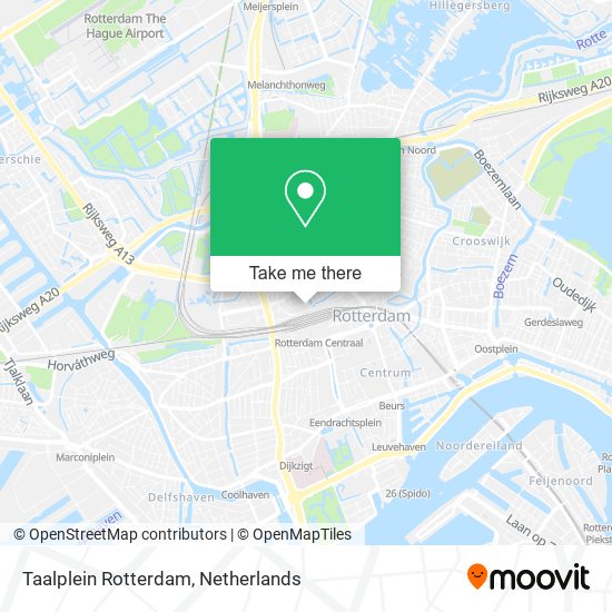 Taalplein Rotterdam map