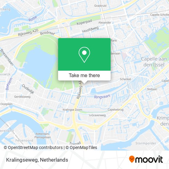 Kralingseweg map