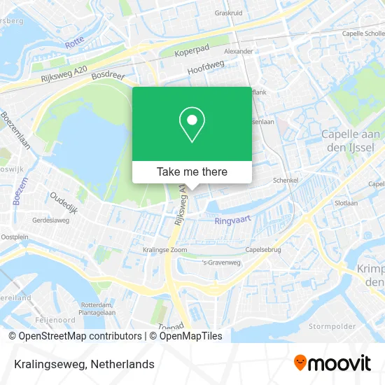 Kralingseweg map