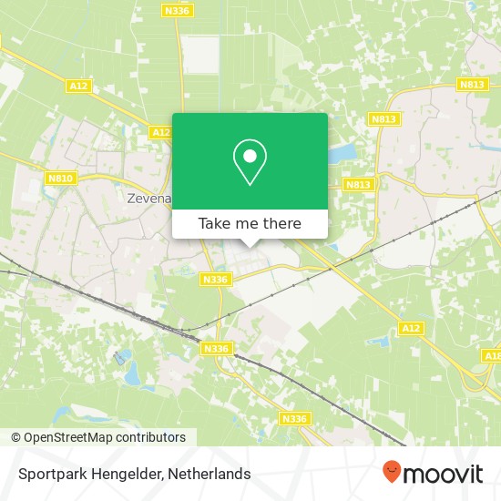 Sportpark Hengelder map