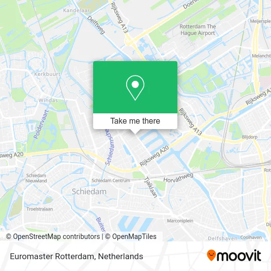 Euromaster Rotterdam map