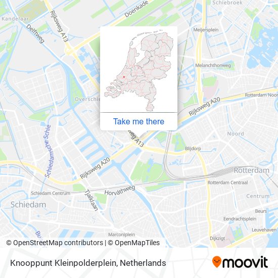 Knooppunt Kleinpolderplein Karte