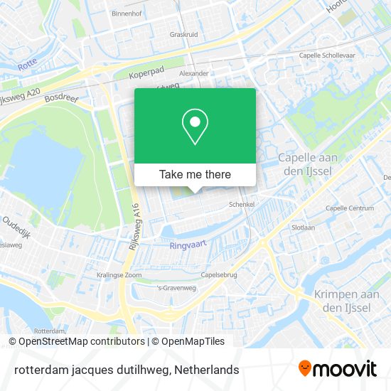 rotterdam jacques dutilhweg map