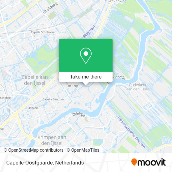 Capelle-Oostgaarde Karte