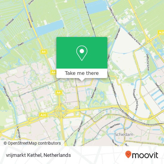 vrijmarkt Kethel Karte