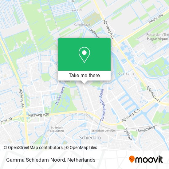 Gamma Schiedam-Noord map