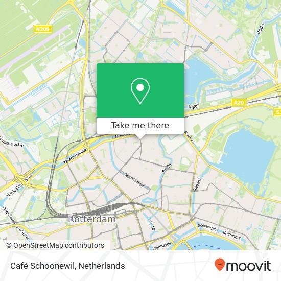 Café Schoonewil map