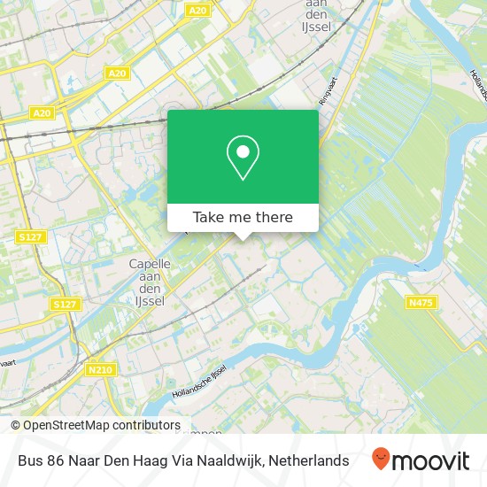 Bus 86 Naar Den Haag Via Naaldwijk Karte