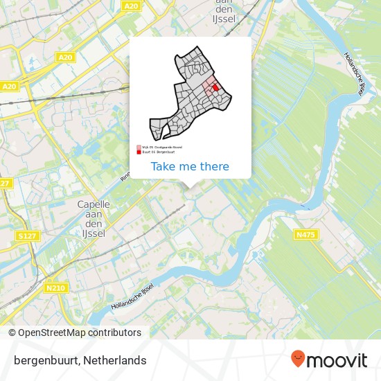 bergenbuurt map