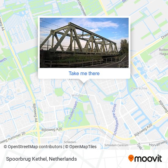 Spoorbrug Kethel Karte