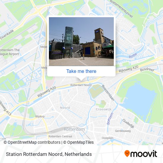 How to get to Station Rotterdam Noord by Bus, Train or Metro?