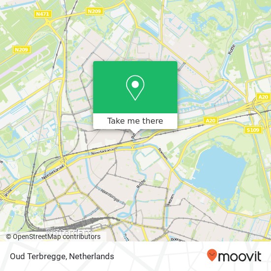 Oud Terbregge map