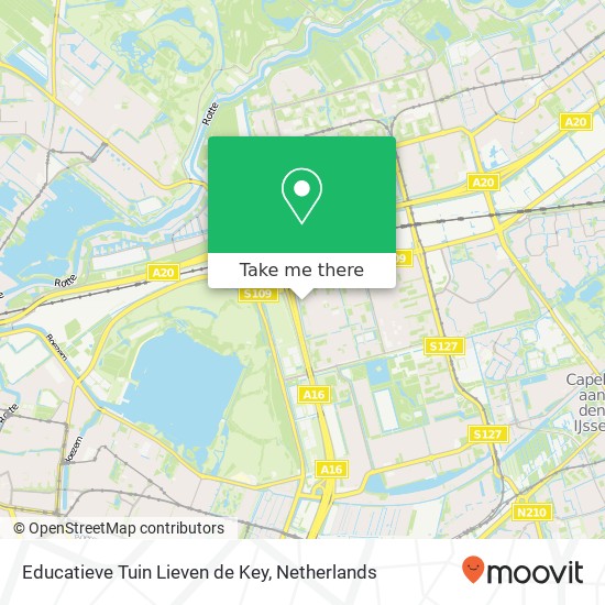 Educatieve Tuin Lieven de Key map