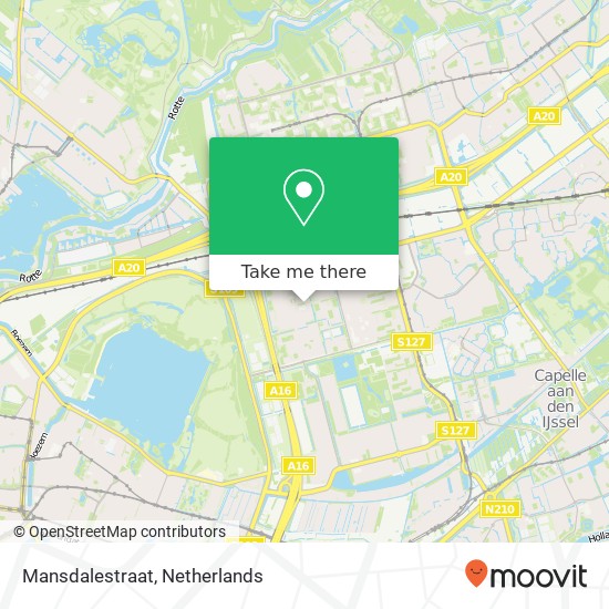 Mansdalestraat map