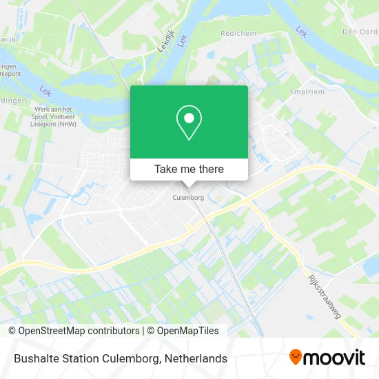 Bushalte Station Culemborg map