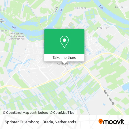 Sprinter Culemborg - Breda Karte