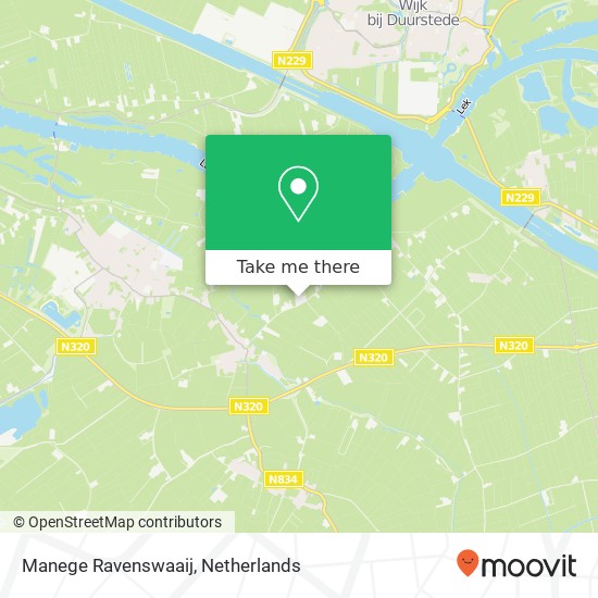 Manege Ravenswaaij map