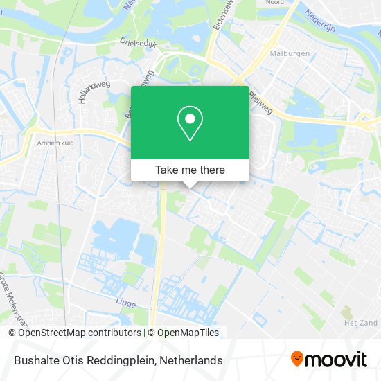 Bushalte Otis Reddingplein map