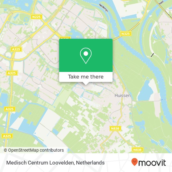 Medisch Centrum Loovelden map