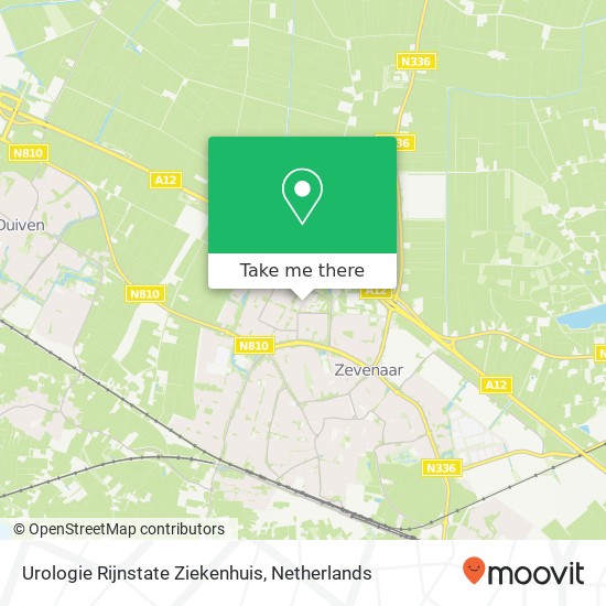 Urologie Rijnstate Ziekenhuis map